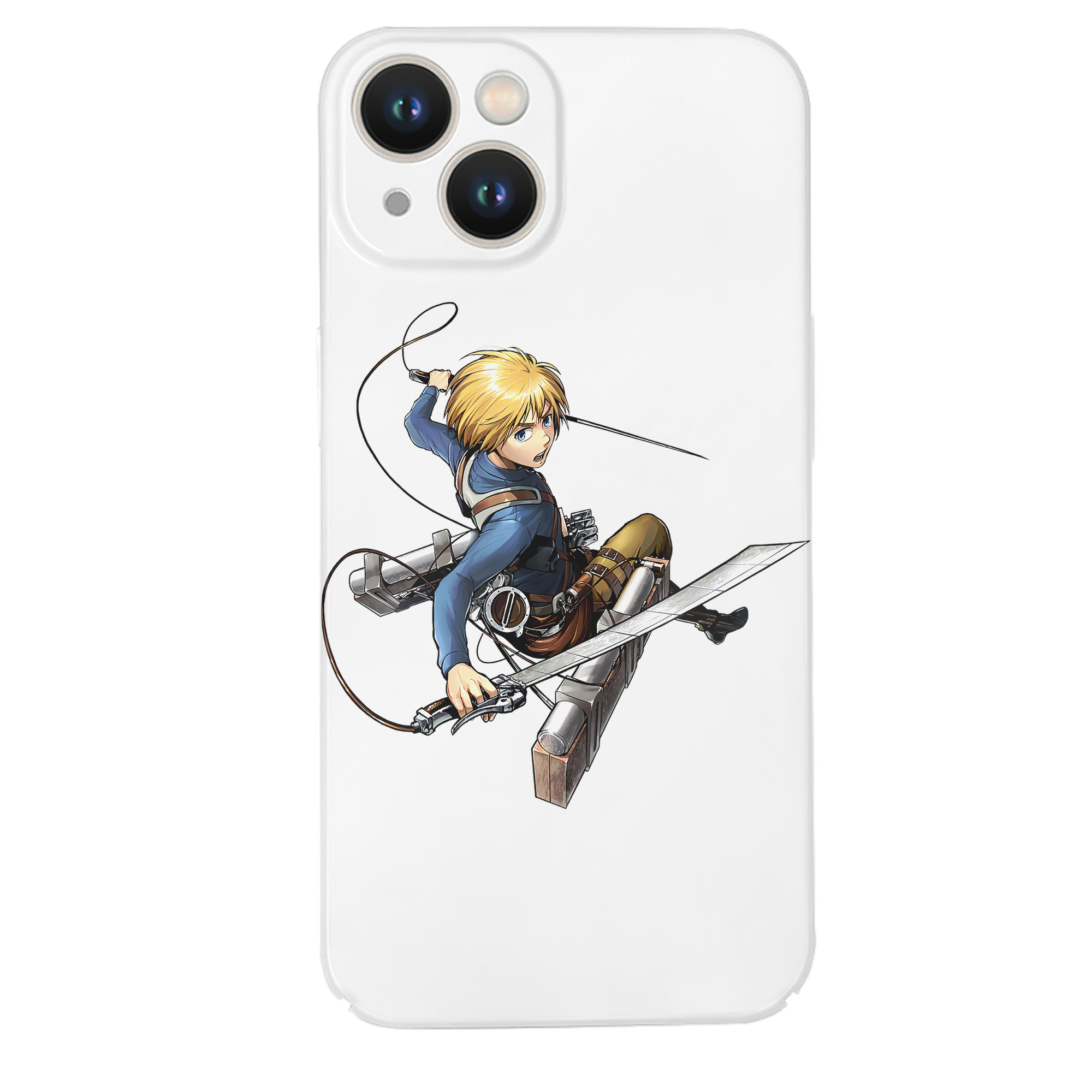 （画像用） 進撃の巨人 アルミン·アルレルト Attack on Titan Armin Arlert 【iPhone 14シリーズ対応】ハードケース